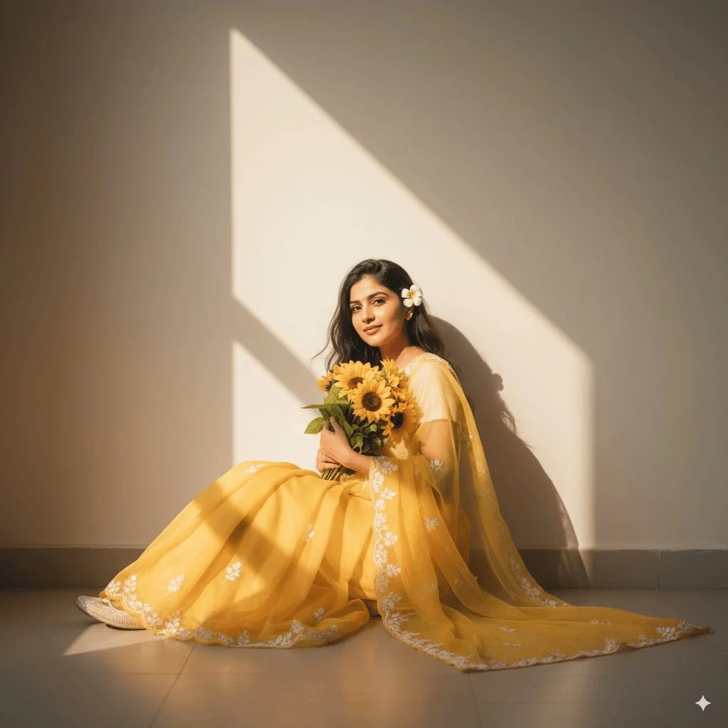 AI Saree Portrait
